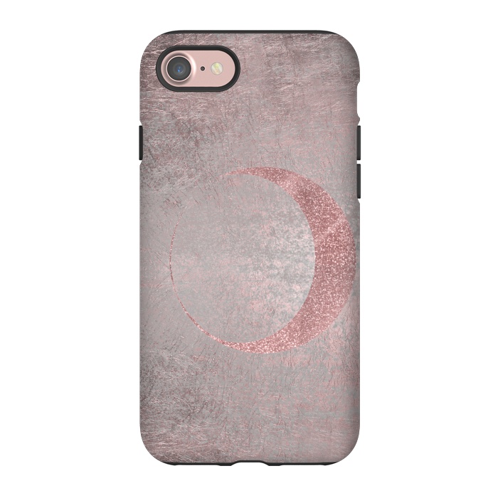 iPhone 7 StrongFit Rose Gold Half Moon 2 by Andrea Haase