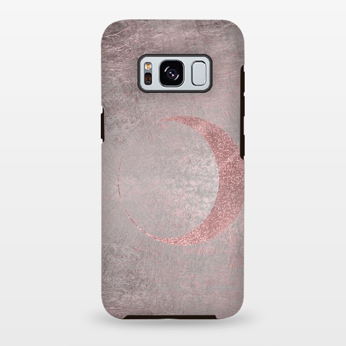 Galaxy S8 plus StrongFit Rose Gold Half Moon 2 by Andrea Haase