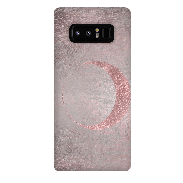 Galaxy Note 8 StrongFit Rose Gold Half Moon 2 by Andrea Haase