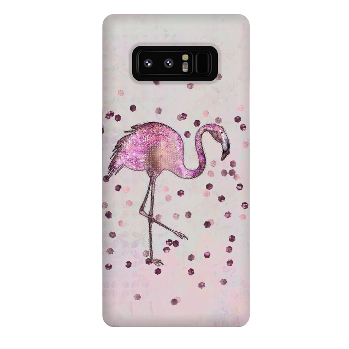 Galaxy Note 8 StrongFit Glamorous Flamingo by Andrea Haase