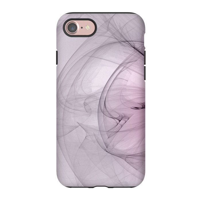 iPhone 7 StrongFit Purple Fractal Dreams by Andrea Haase
