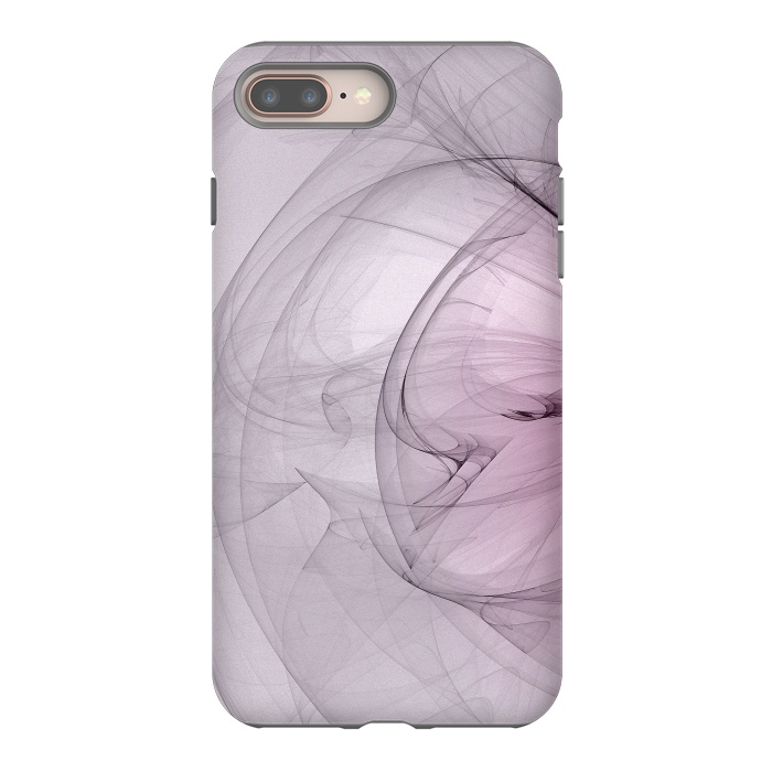 iPhone 7 plus StrongFit Purple Fractal Dreams by Andrea Haase