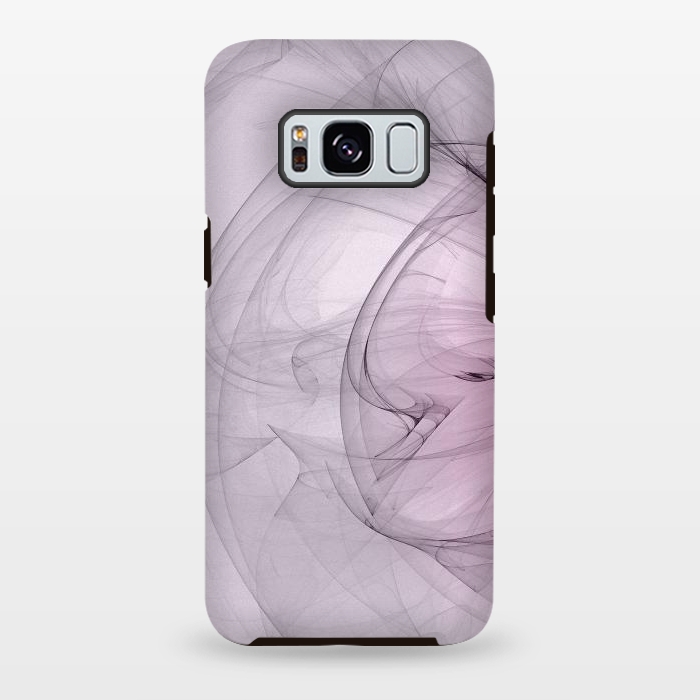 Galaxy S8 plus StrongFit Purple Fractal Dreams by Andrea Haase