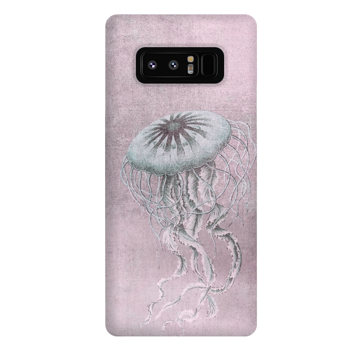 Galaxy Note 8 StrongFit Jellyfish Underwater Creature by Andrea Haase