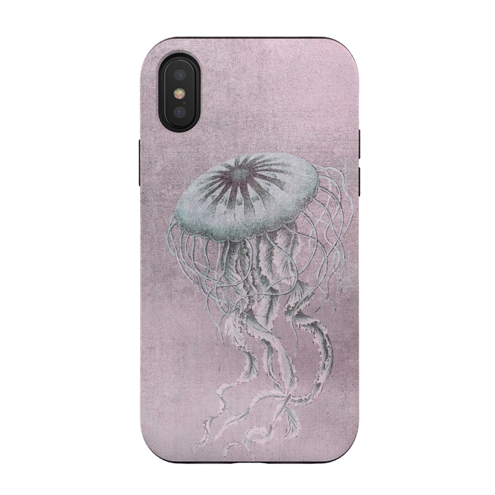 iPhone Xs / X StrongFit Jellyfish Underwater Creature by Andrea Haase