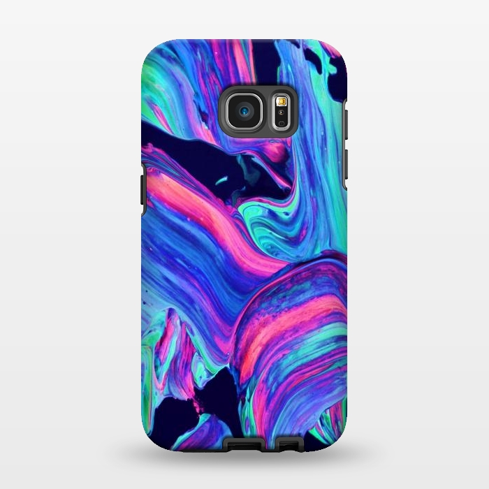 Galaxy S7 EDGE StrongFit Neon abstract #charm by ''CVogiatzi.