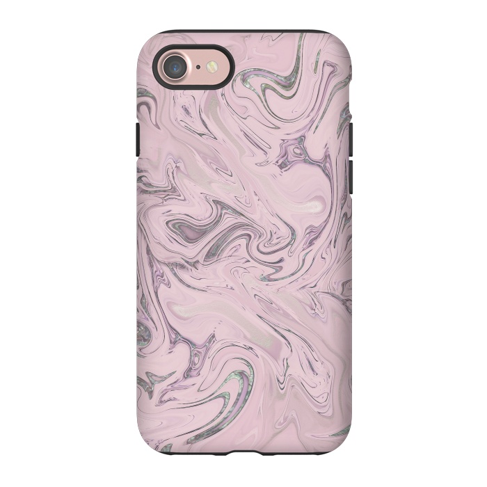 iPhone 7 StrongFit Retro Style Marble Soft Pastel 2 by Andrea Haase
