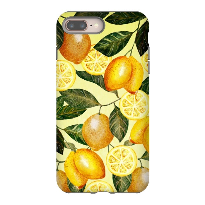 iPhone 7 plus StrongFit Lemon Pattern by  Utart