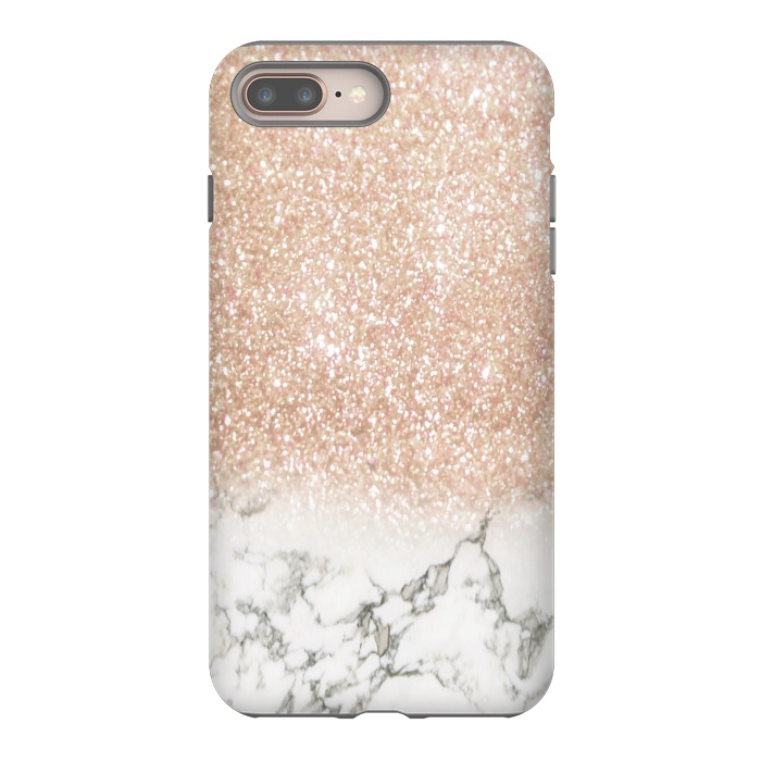 iPhone 7 plus StrongFit Marble & Stardust Ombre by ''CVogiatzi.