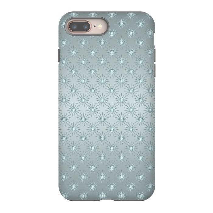 iPhone 7 plus StrongFit Turquoise Star Pattern by Andrea Haase