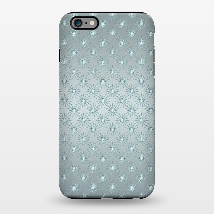 iPhone 6/6s plus StrongFit Turquoise Star Pattern by Andrea Haase