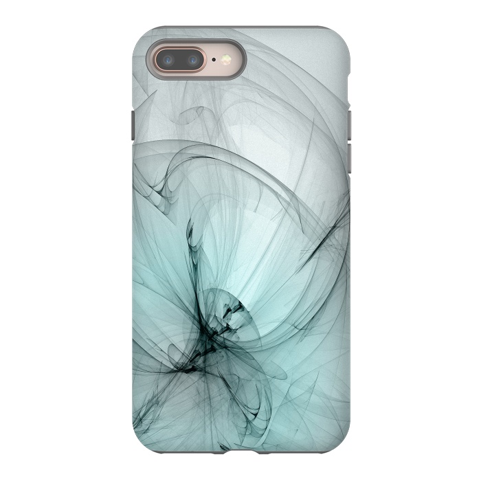 iPhone 7 plus StrongFit Magic Turquoise Fractal by Andrea Haase