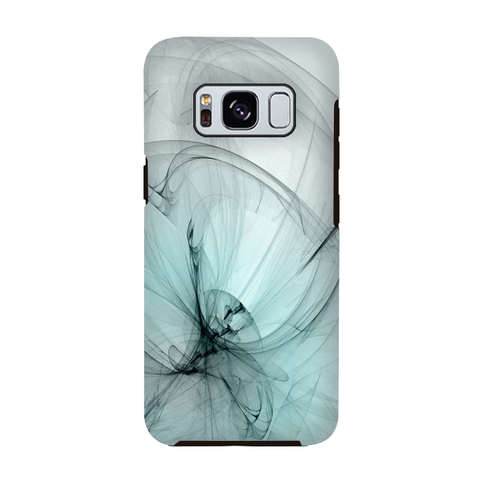 Galaxy S8 StrongFit Magic Turquoise Fractal by Andrea Haase