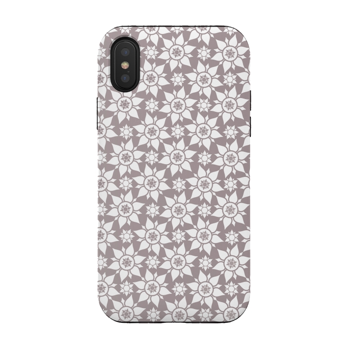 iPhone Xs / X StrongFit Spring Floral Pattern XIV by Bledi