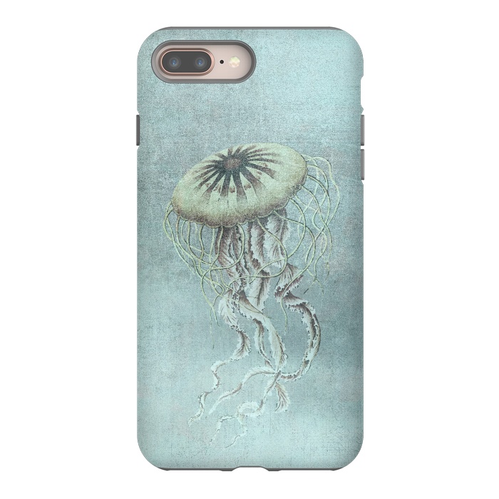 iPhone 7 plus StrongFit Underwater Jellyfish by Andrea Haase