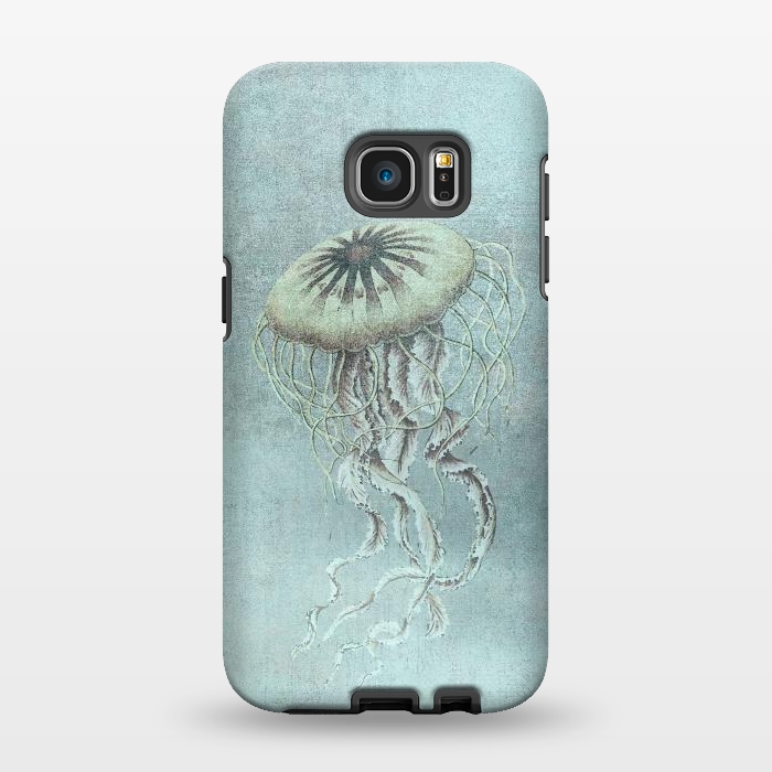 Galaxy S7 EDGE StrongFit Underwater Jellyfish by Andrea Haase