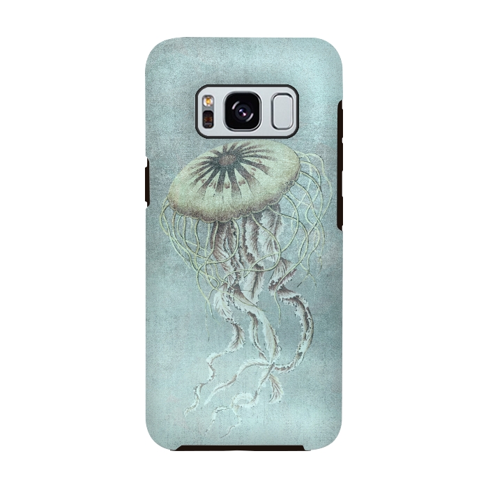 Galaxy S8 StrongFit Underwater Jellyfish by Andrea Haase