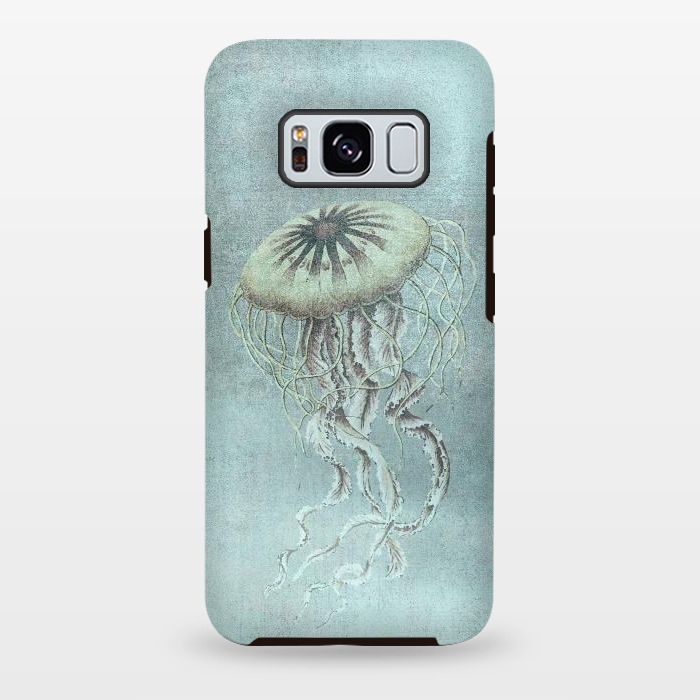 Galaxy S8 plus StrongFit Underwater Jellyfish by Andrea Haase
