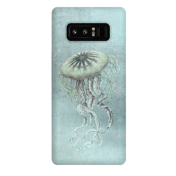 Galaxy Note 8 StrongFit Underwater Jellyfish by Andrea Haase