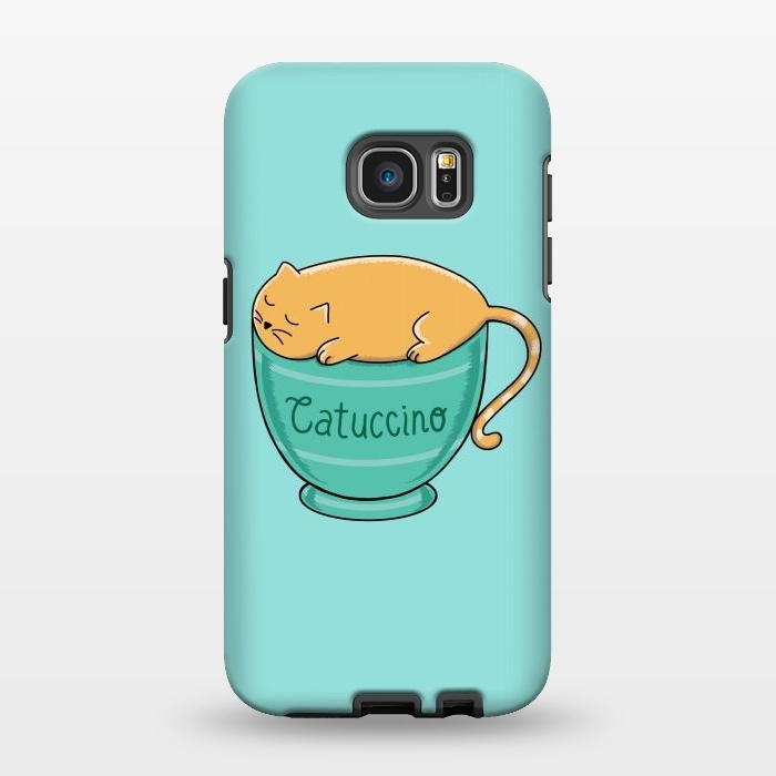 Galaxy S7 EDGE StrongFit Cattuccino by Coffee Man