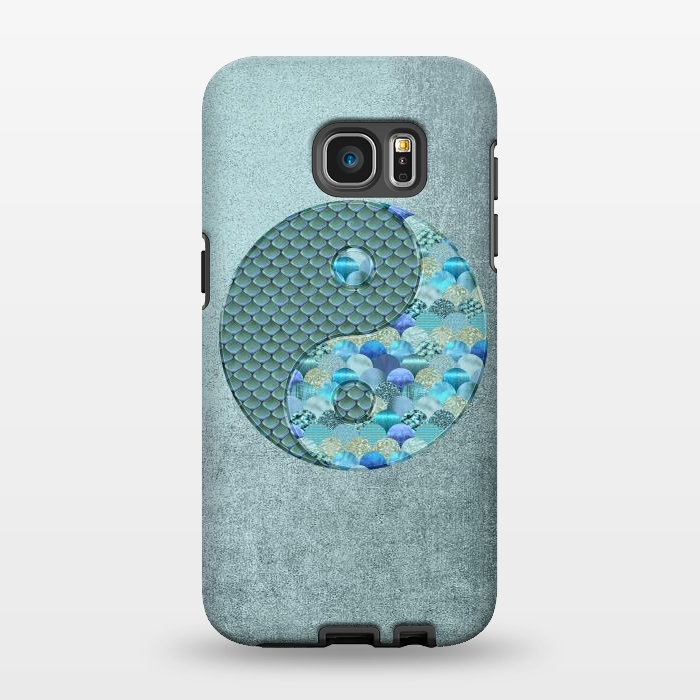 Galaxy S7 EDGE StrongFit Yin Yang Ocean Spirit by Andrea Haase