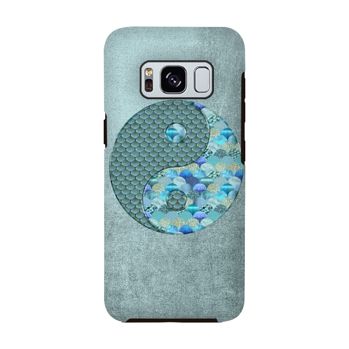 Galaxy S8 StrongFit Yin Yang Ocean Spirit by Andrea Haase