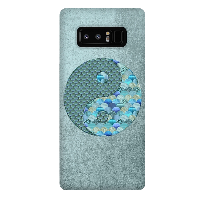 Galaxy Note 8 StrongFit Yin Yang Ocean Spirit by Andrea Haase