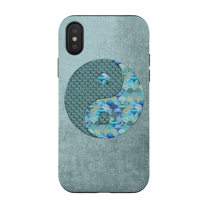 iPhone Xs / X StrongFit Yin Yang Ocean Spirit by Andrea Haase