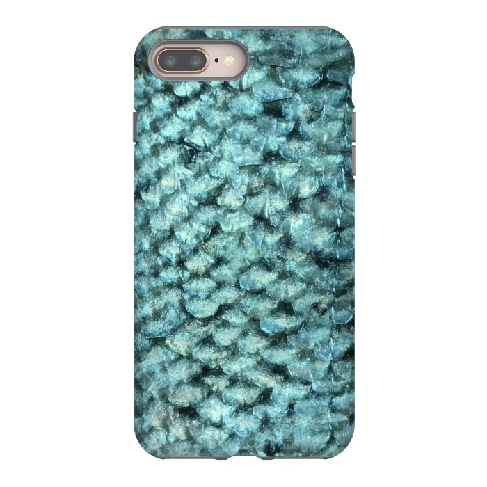 iPhone 7 plus StrongFit Shimmering Fish Scale  by Andrea Haase