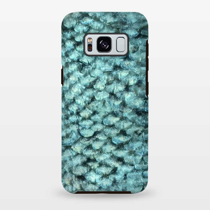 Galaxy S8 plus StrongFit Shimmering Fish Scale  by Andrea Haase