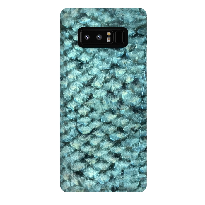 Galaxy Note 8 StrongFit Shimmering Fish Scale  by Andrea Haase