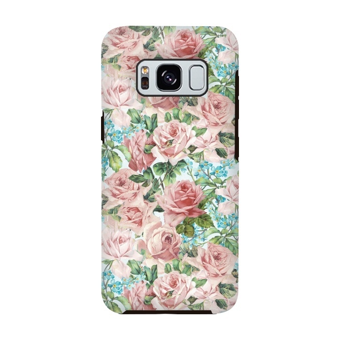 Galaxy S8 StrongFit Retro Flower Dream by  Utart