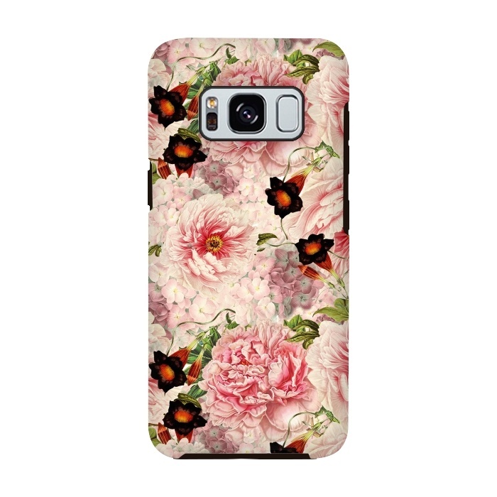 Galaxy S8 StrongFit Victorian Vintage Roses by  Utart