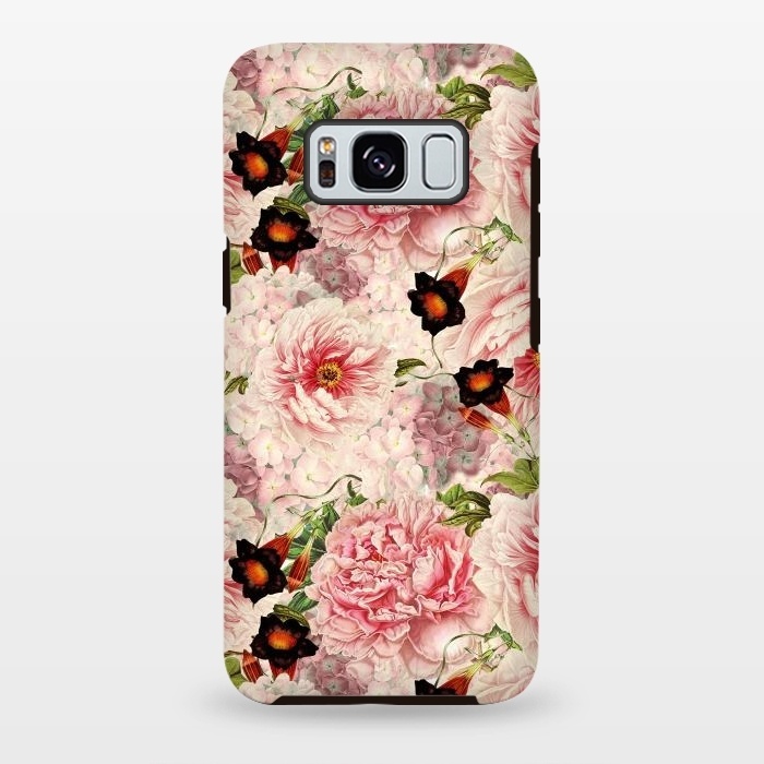 Galaxy S8 plus StrongFit Victorian Vintage Roses by  Utart