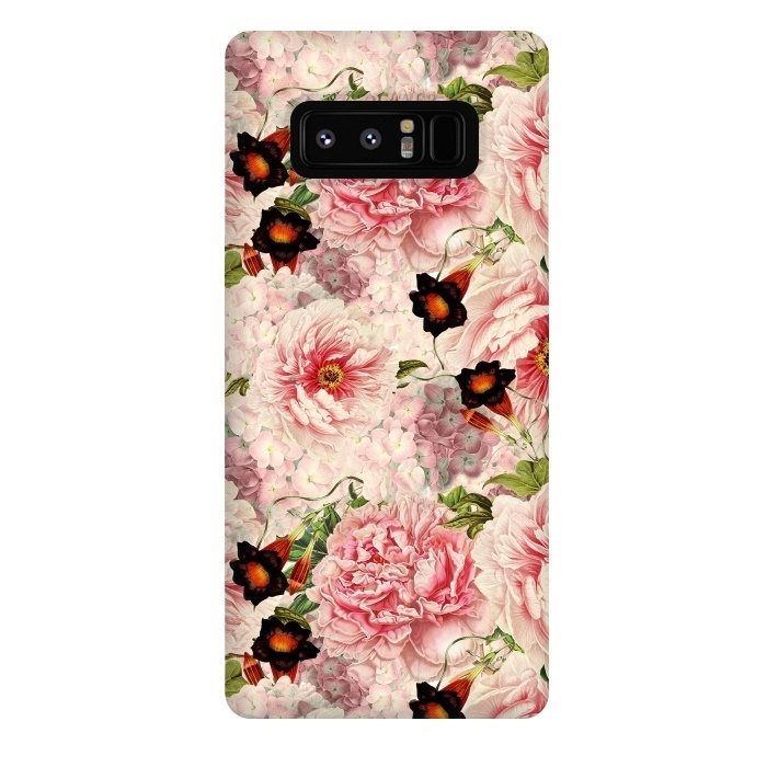 Galaxy Note 8 StrongFit Victorian Vintage Roses by  Utart
