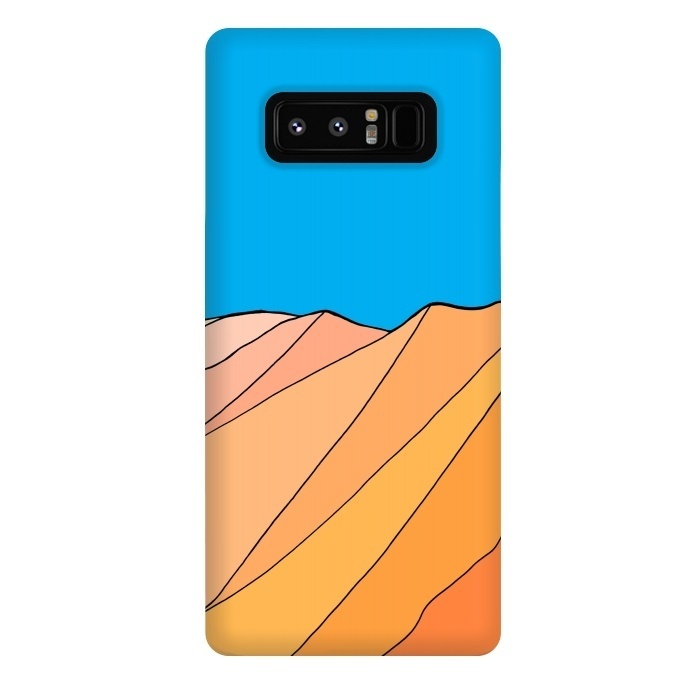 Galaxy Note 8 StrongFit Sand Dunes by Steve Wade (Swade)