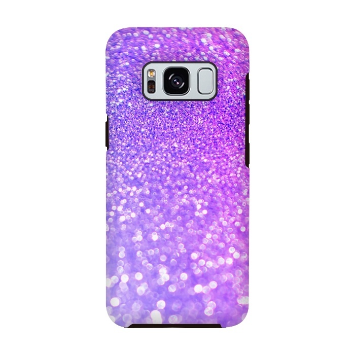 Galaxy S8 StrongFit Purple Pink Glitter Dream by  Utart