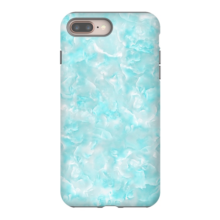 iPhone 7 plus StrongFit Trendy Blue Mother of Pearl Texture by  Utart