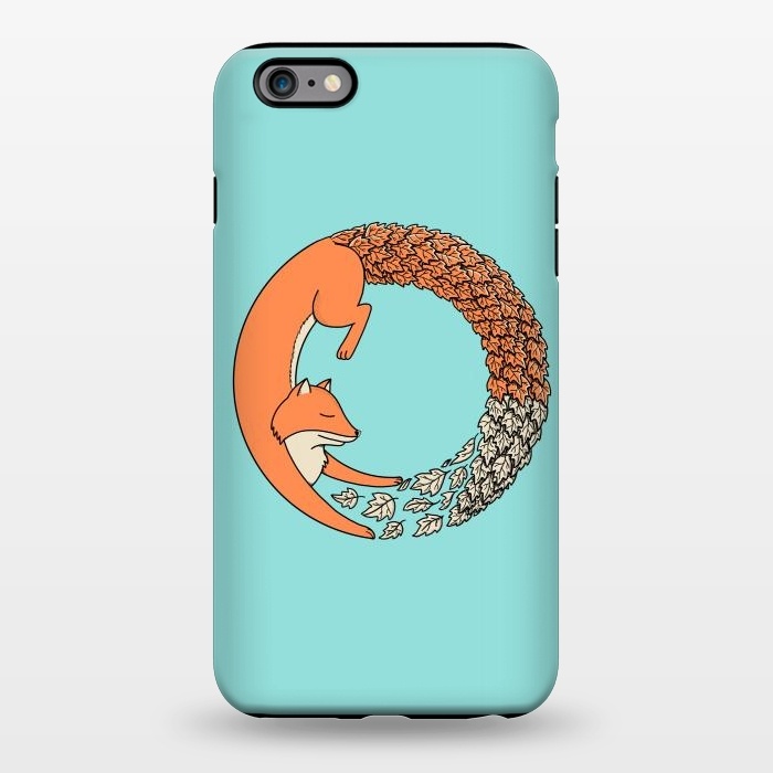 iPhone 6/6s plus StrongFit Fox Circle by Coffee Man