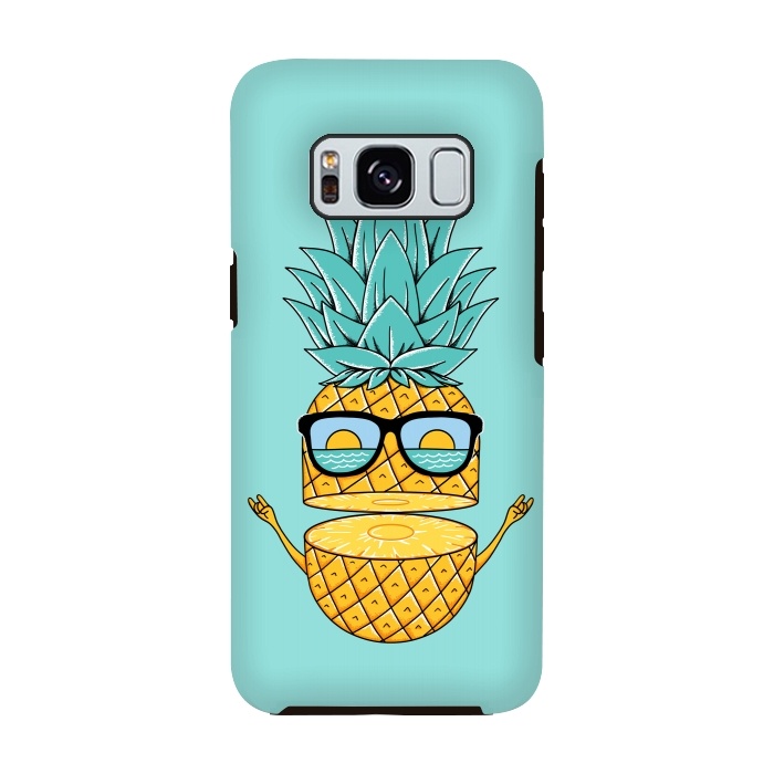 Galaxy S8 StrongFit Pineapple Sunglasses by Coffee Man