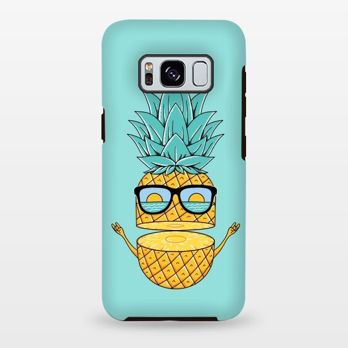 Galaxy S8 plus StrongFit Pineapple Sunglasses by Coffee Man