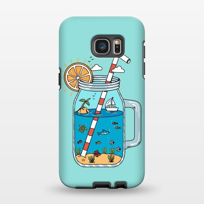 Galaxy S7 EDGE StrongFit Drink Landscape by Coffee Man