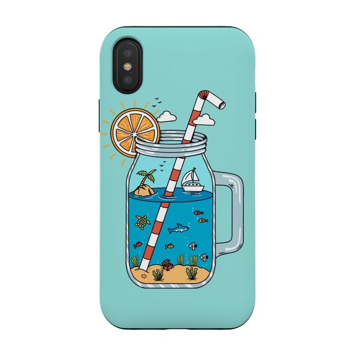 iPhone Xs / X StrongFit Drink Landscape by Coffee Man