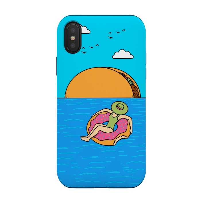 iPhone Xs / X StrongFit Taco Landscape by Coffee Man