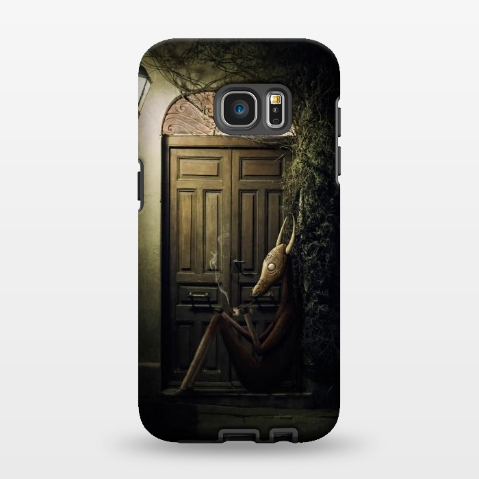 Galaxy S7 EDGE StrongFit Shaman by Laura Nagel