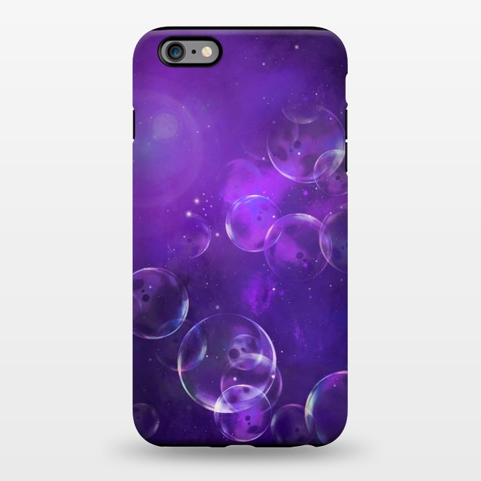 iPhone 6/6s plus StrongFit Surreal Purple Bubbles by Andrea Haase