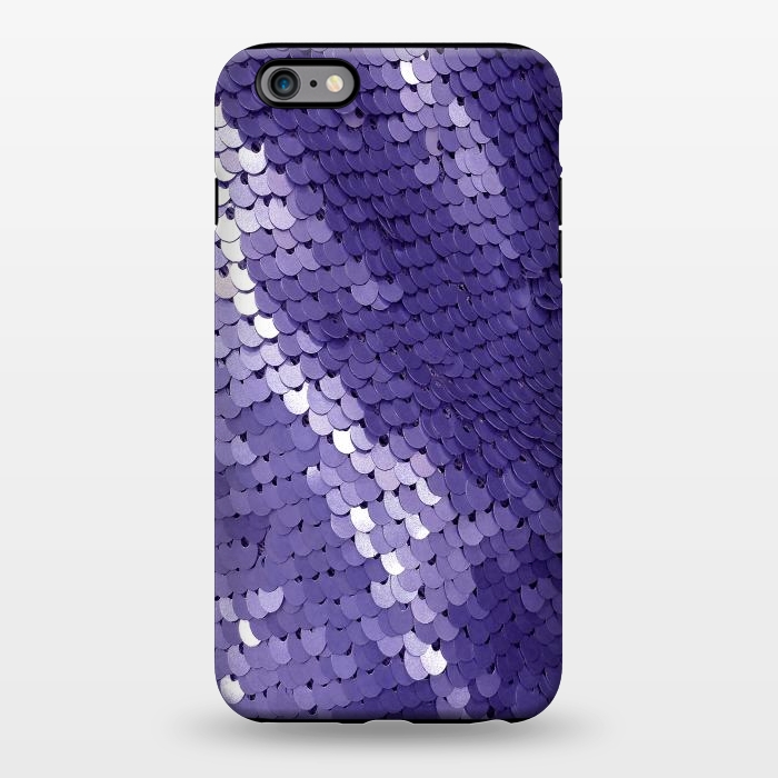 iPhone 6/6s plus StrongFit Shiny Purple Sequins  by Andrea Haase