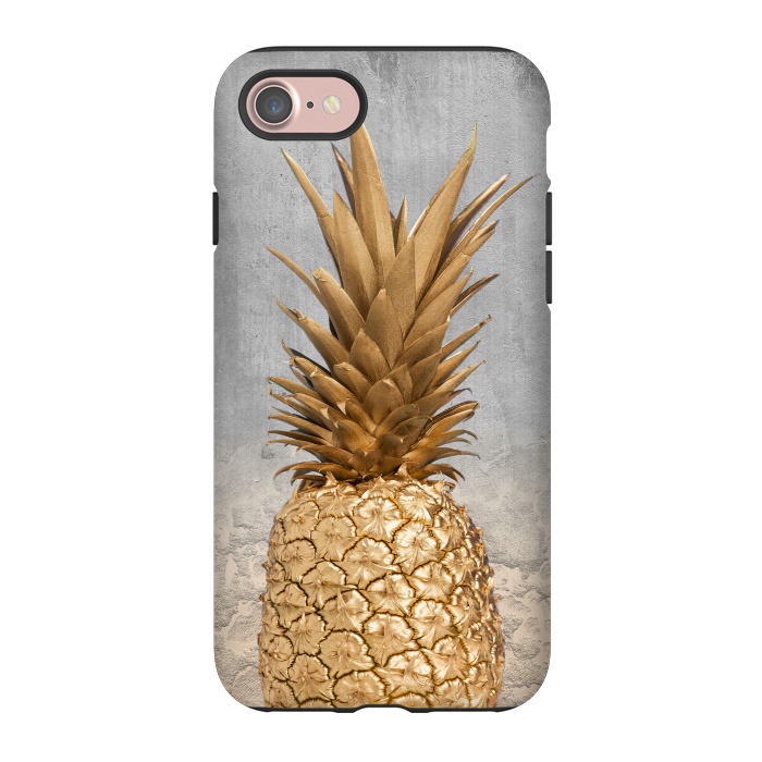 iPhone 7 StrongFit Gold Pineapple and Marble by  Utart