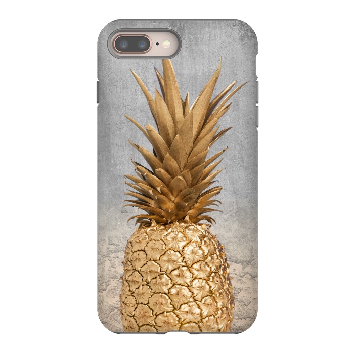 iPhone 7 plus StrongFit Gold Pineapple and Marble by  Utart