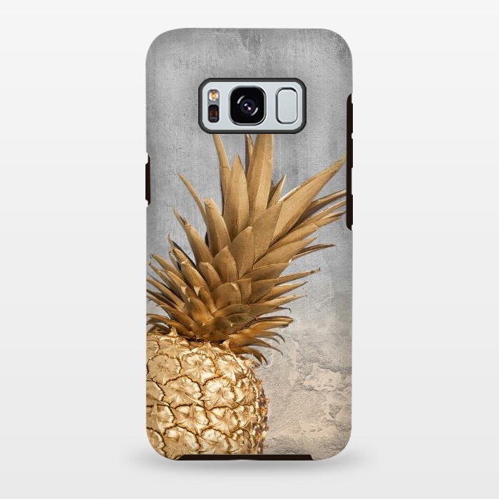 Galaxy S8 plus StrongFit Gold Aloha Pineapple  by  Utart
